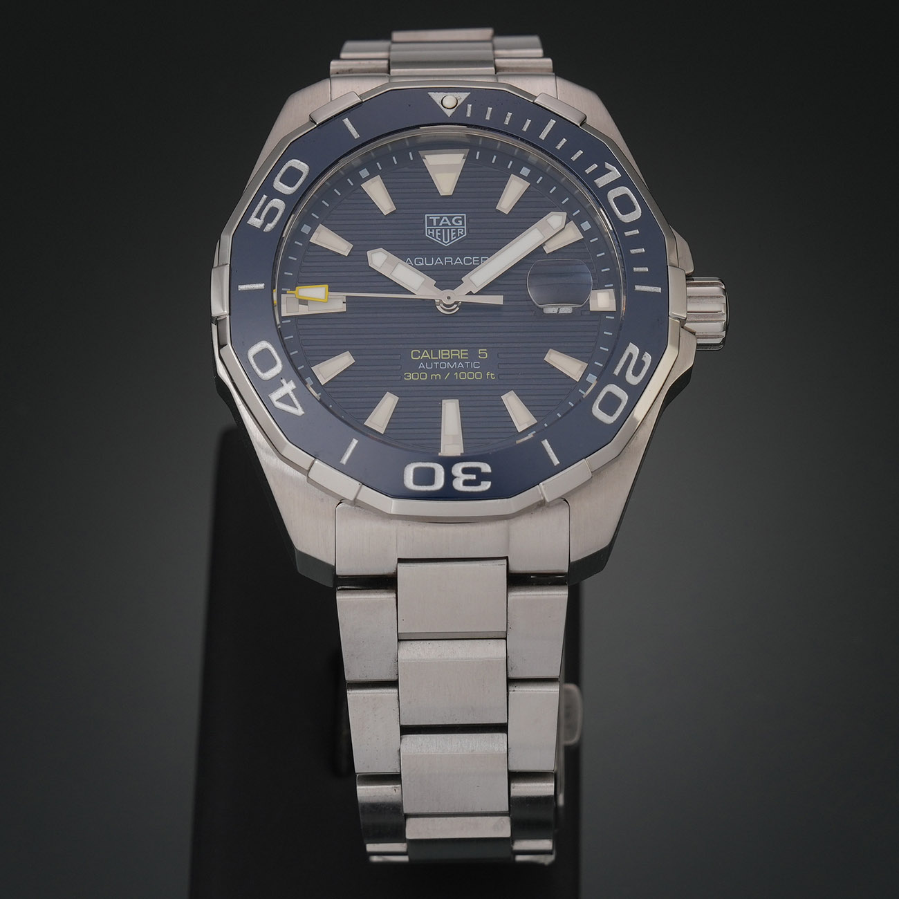 TAG HEUER(USED)태그호이어 아쿠아레이서 스틸 오토 청판 WAY201B